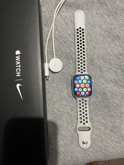Apple Watch Series 7Nike –45mm|Excelente estado|Caixa + bracelete Nike