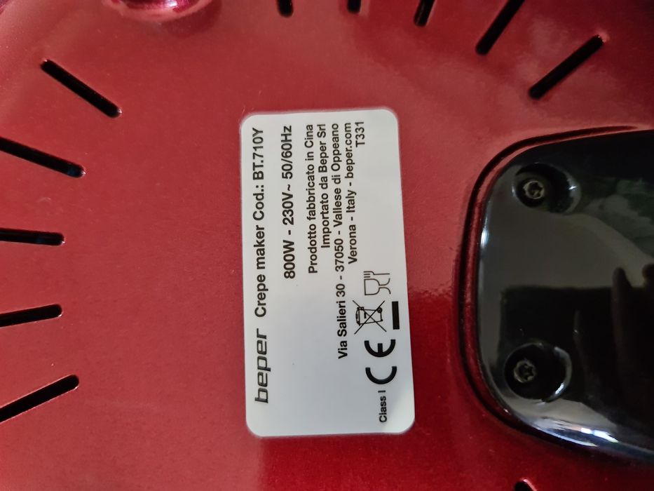 Naleśnikarka elektryczna Beper jak nowa tortilla