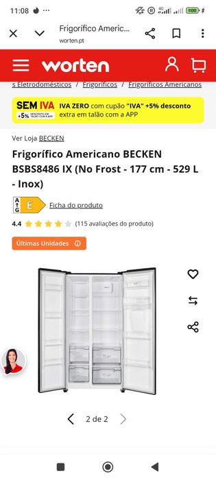 Frigorífico Americano BECKEN