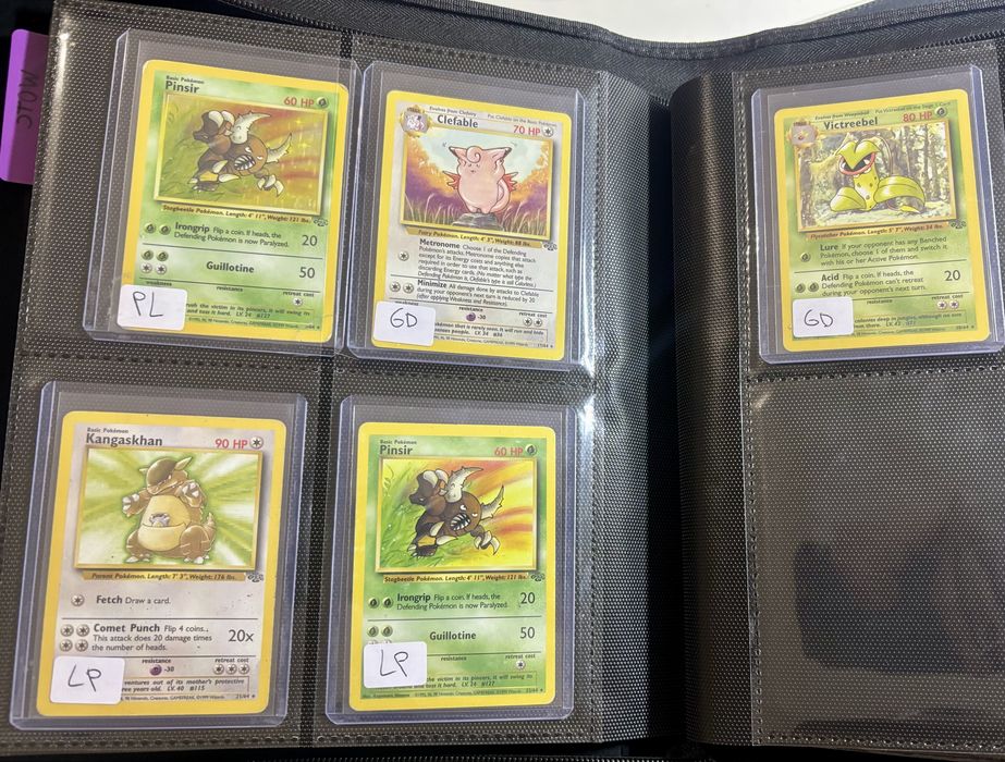 Cartas Pokemon Jungle ENG ingles