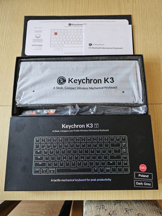 Klawiatura keychron K3 V2 RGB 75%