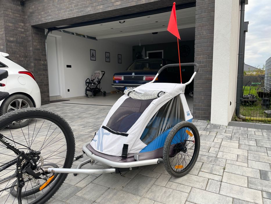 Przyczepka rowerowa XLC DUO 3w1 stan BDB