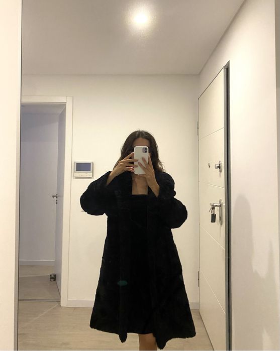 Casaco comprido de pelo Benetton