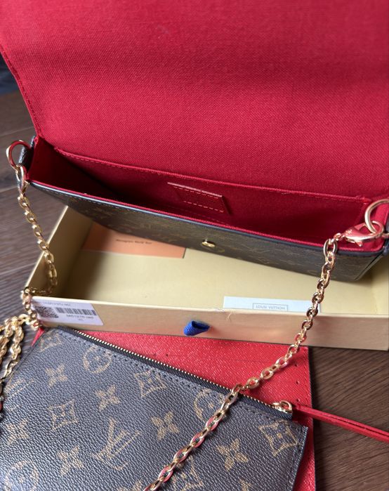 Torebka Louis Vuitton LV brązowa ZESTAW
