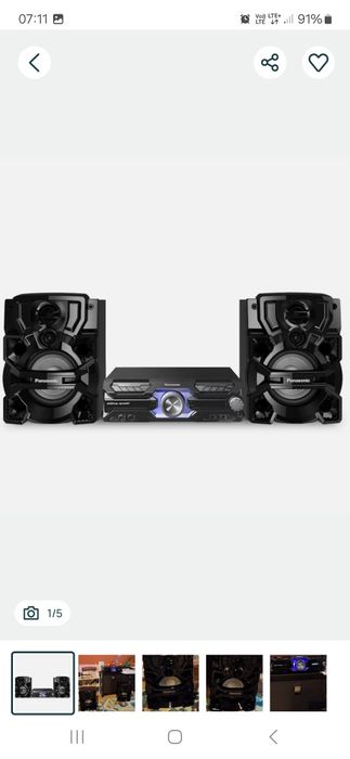 Wieza Panasonic akx710
