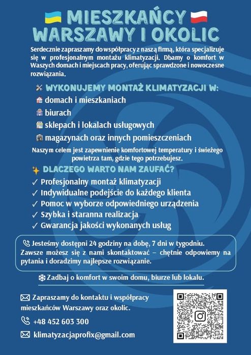 Montaż i serwis klimatyzacji