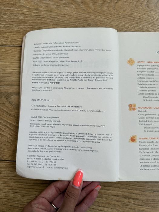 Matematyka z plusem - klasa 5