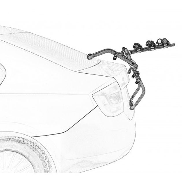 Agura spider 3 Велокріплення до WRX STI на кришку багажника