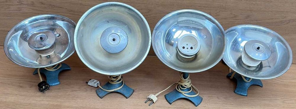 Aquecedores de mesa com base em ferro fundido