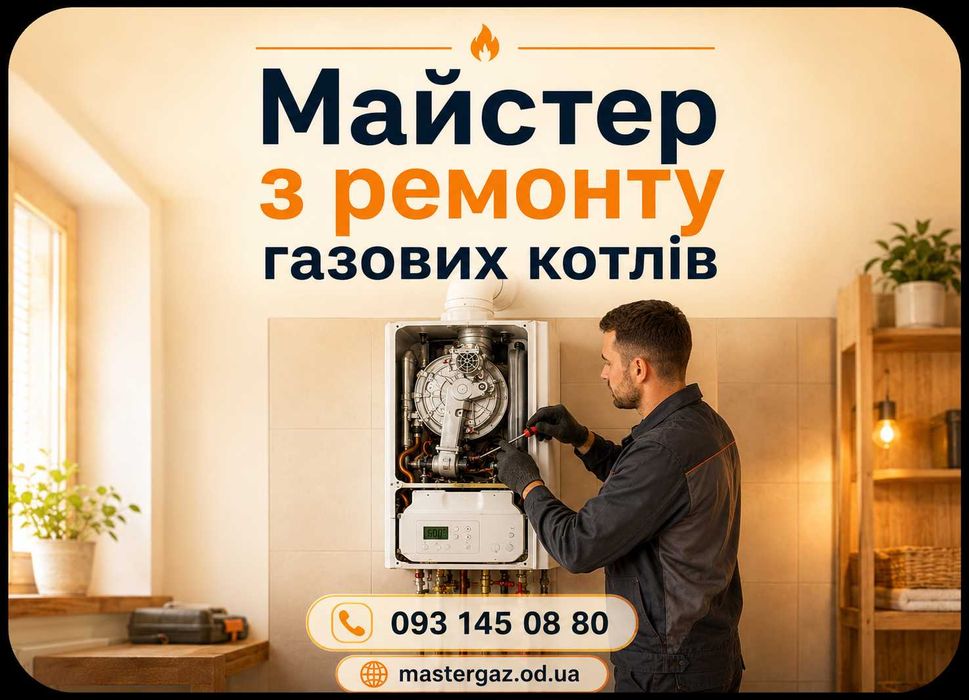 Ремонт газових котлів, колонок та сервіс обладнання