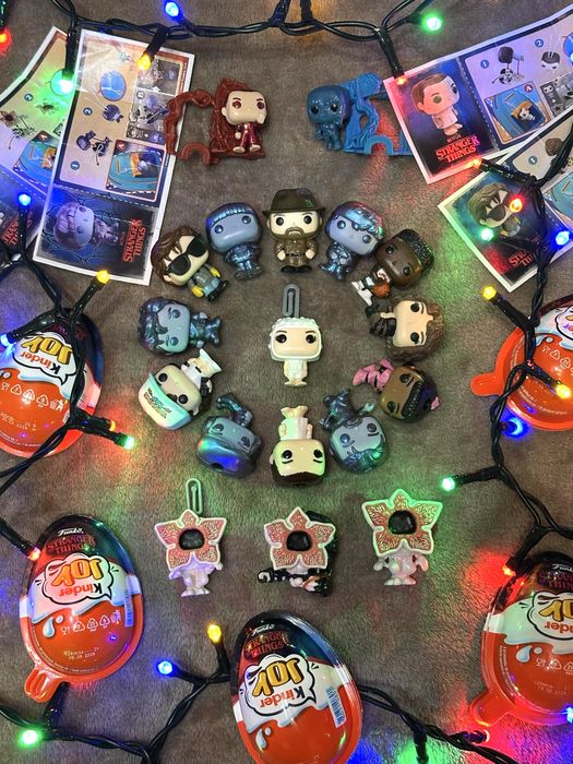 Kinder Joy “Stranger things” (Дивні дива), Funko Pop (ціни в описі)
