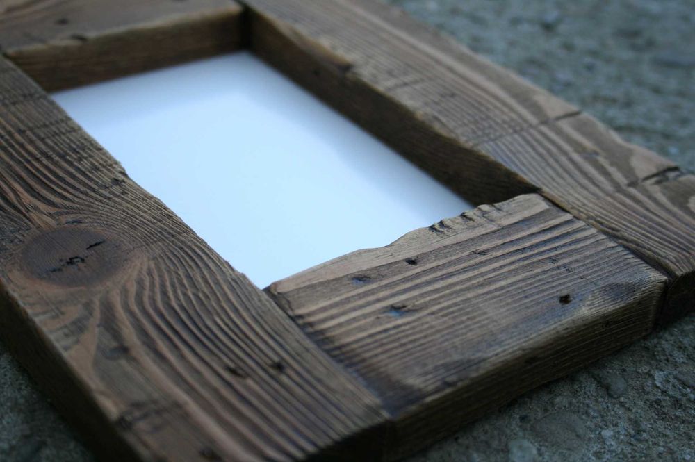 rustykalne ramki na zdjęcia 10x15 cm 3 szt drewniana galeria ścienna