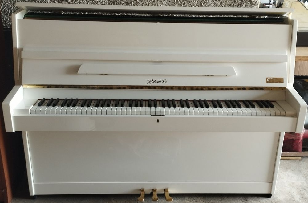 Piano vertical branco Ritmuller Oferta Transporte e afinação