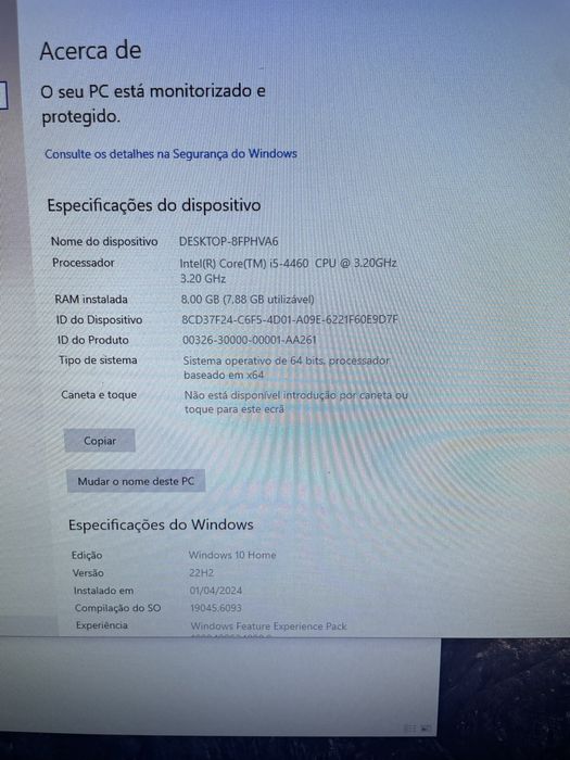 PC i5 | SSD + 1TB | Rato SteelSeries RGB | Teclado 1Life