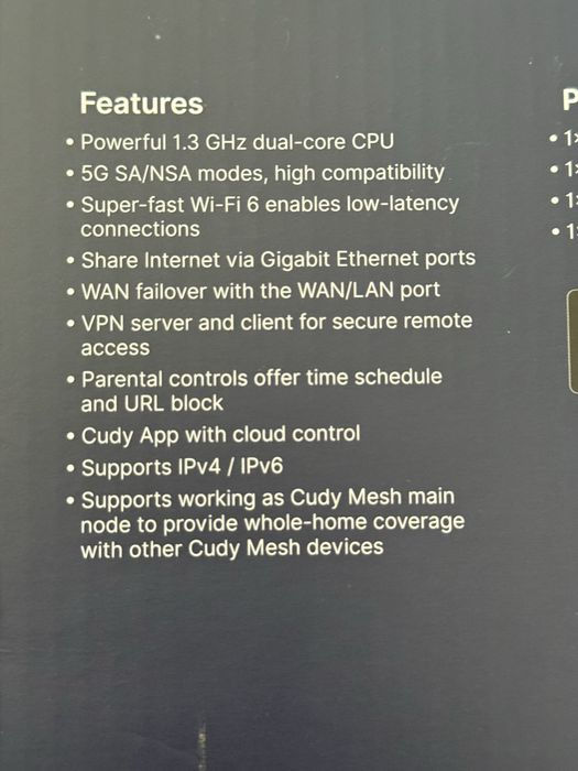 Router Cudy P2 - prawie nowy