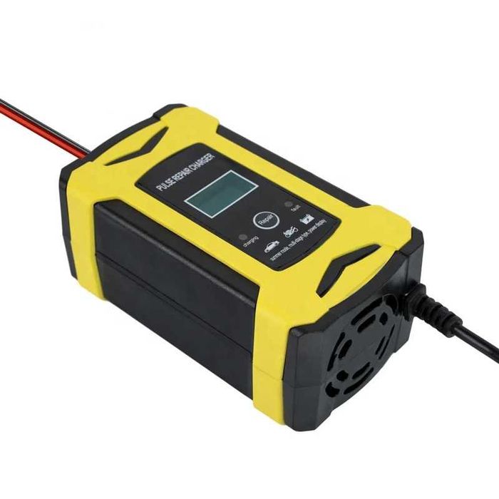Carregador de Bateria 12V Chumbo-Ácido - Para Moto e Carro