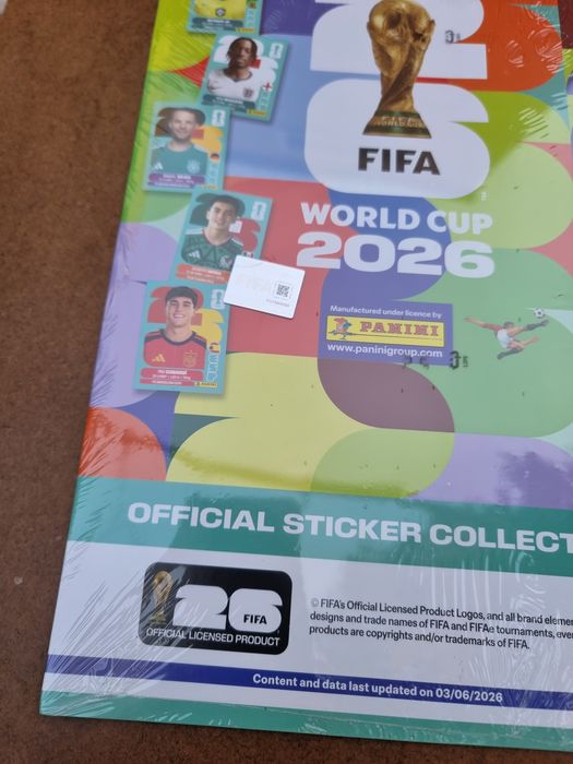 Kit atualização cromos Panini FIFA2026