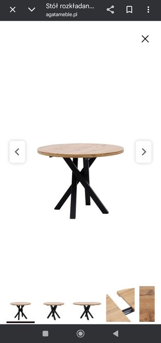 Stół loft Agata Meble 100-140 cm