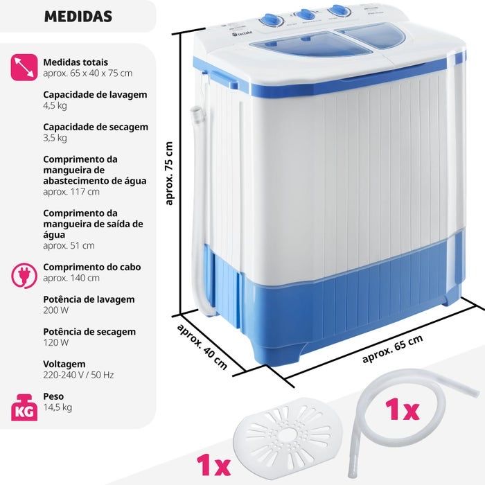 Maquina de lavar roupa portatil