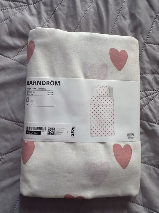 Pościel pojedyncza nowa ikea barndrom 150/200