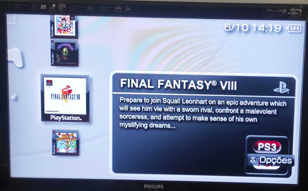 Playstation TV - Desbloqueada - Cartão 256GB - Comando PS3