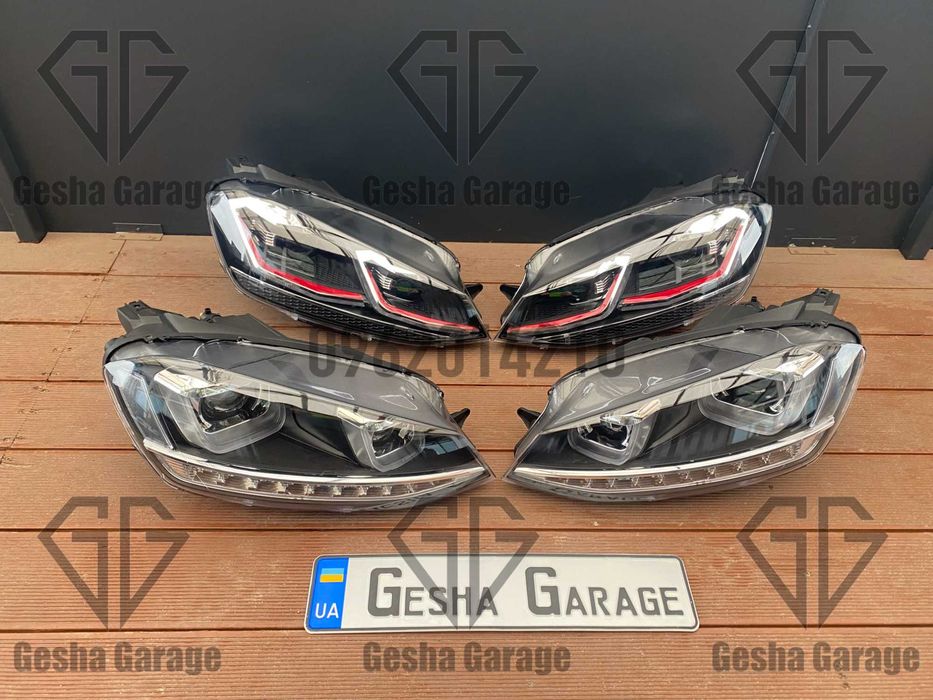 Наявність комплект фар Volkswagen Golf 7 гольф full led halogen DRL