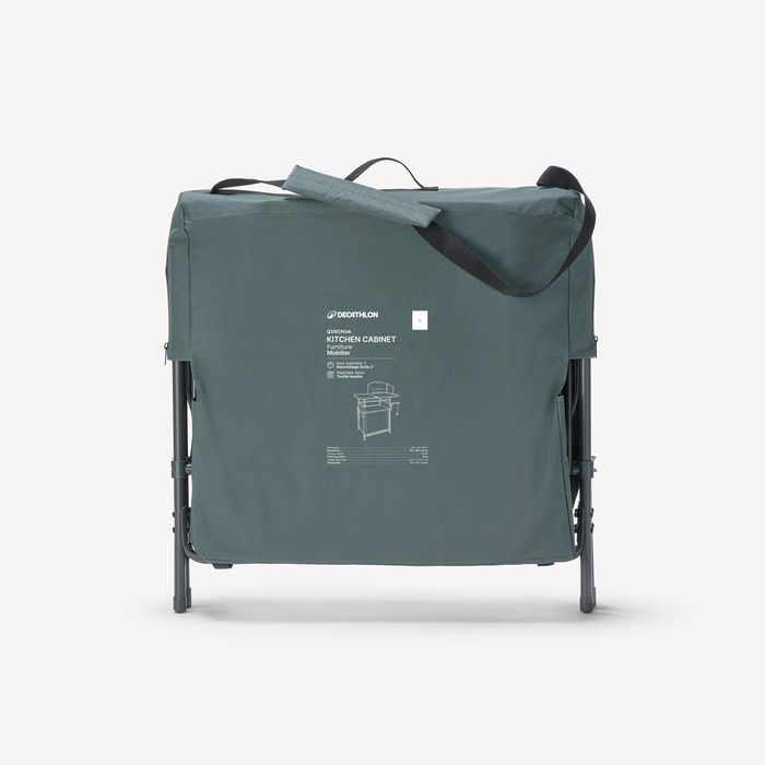 MÓVEL DE COZINHA DE CAMPISMO L, DOBRÁVEL E COM PARA-VENTO