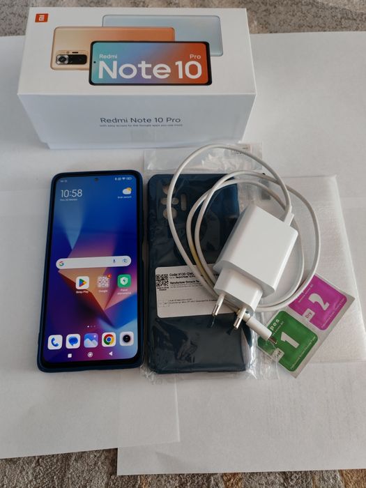 Sprzedam Xiaomi Redmi Note 10 Pro 6/128GB DualSIM LTE NFC AMOLED 120Hz