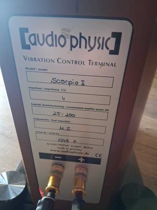 Audio physic scorpio 2