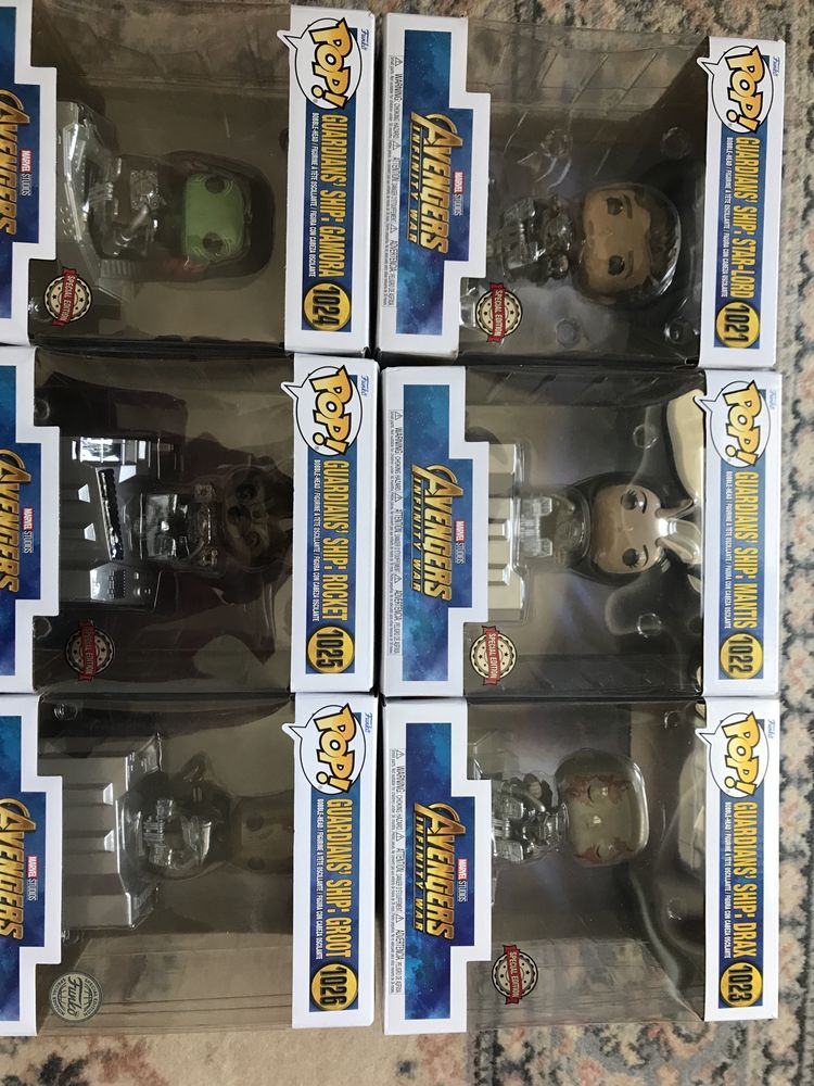 Boneco Funko Pop Marvel Infinity Guardians Ship Star Lord 1021 - Início