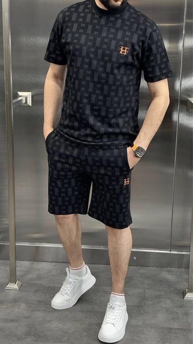 BARBERRY футболка шорты комплект костюм мужской летний louis vuitton