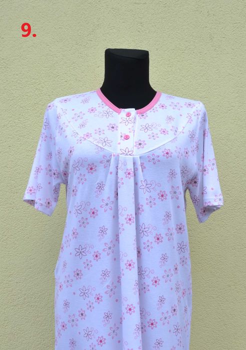 Koszula nocna krótki rękaw w kwiatki roz.164 M