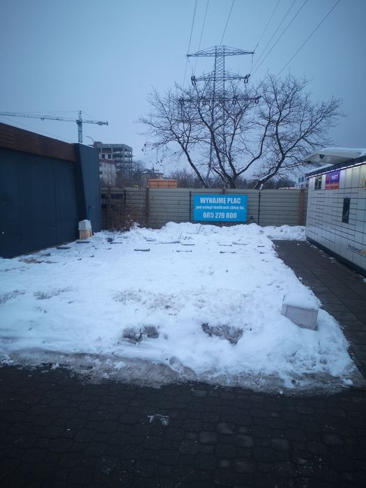 Plac pod kontener usługowy ,foodtraka  ,przyczepę handlową