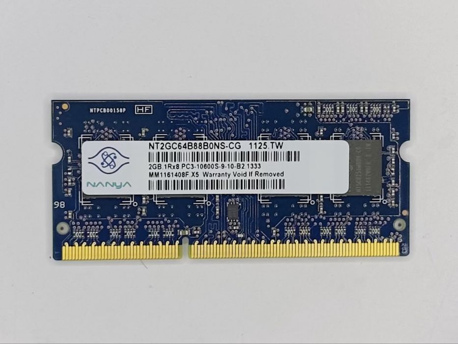 Оперативна пам’ять Nanya 2GB DDR3 SODIMM