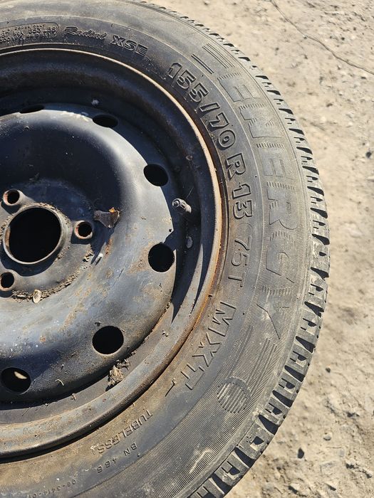 Koła felgi stalowe 13" et15 opony letnie Michelin 155/70R13