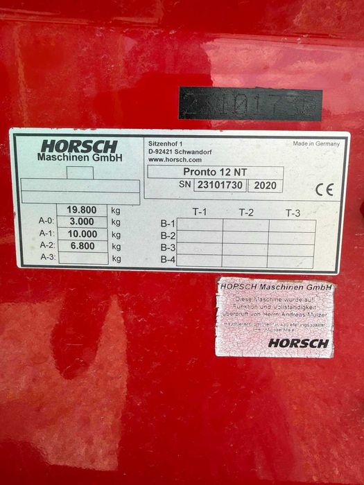 посівний комплекс Horsch Pronto 12NT 2020 рік