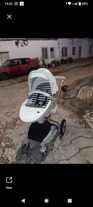 Carrinho de bebe luxuoso