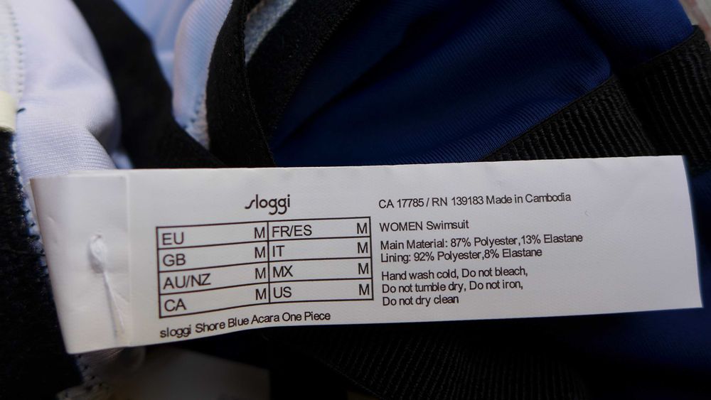 SLOGGI / TRIUMPH wygodny kostium basenowy kąpielowy pływacki 36 S M 38