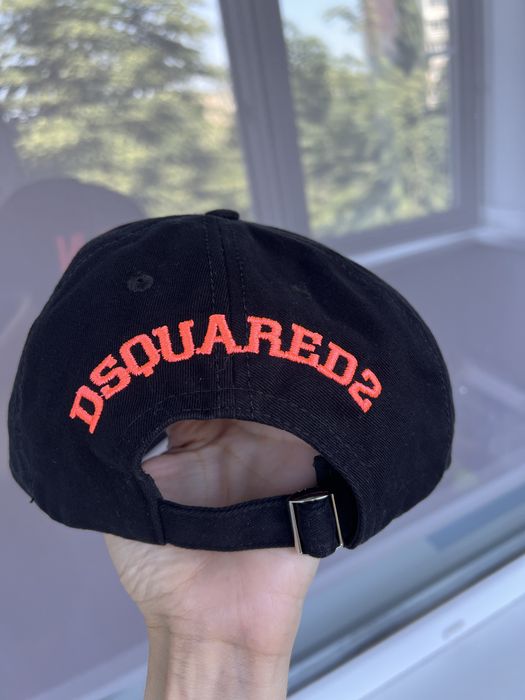 Кепка бейсболка чорна Dsquared2 Icon