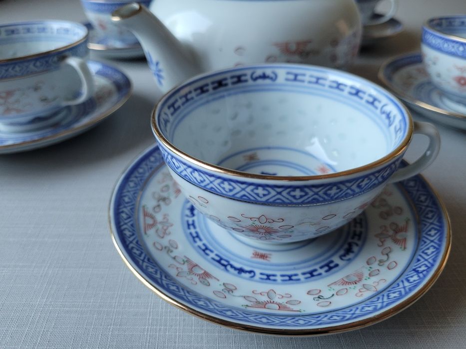 Zestaw chińskiej porcelany