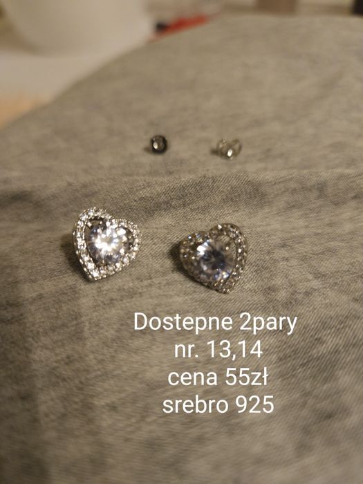 Kolczyki srebro 925