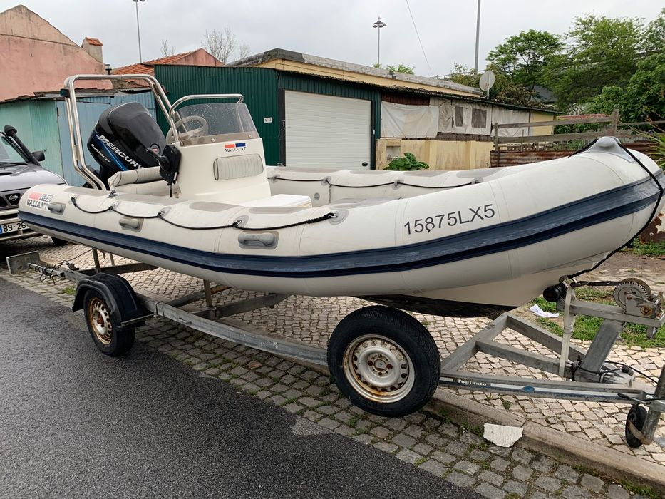 Semi Rígido Valiant V-520 + Mercury 90HP + Atrelado | Muito bom estado