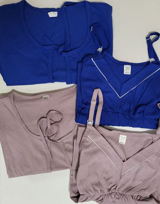 Сорочка на пологи. Сорочка для годування. Сорочка в пологовий