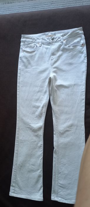 Джинси білі  BOOTCUT кльош