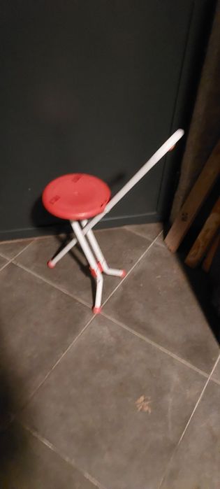 Cadeira  dobrável com bengala , vintage, para caminhadas, campismo...