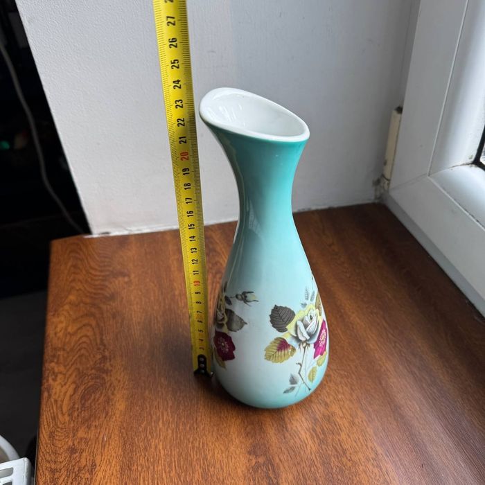 Wazon Lidia Wałbrzych Dzika Róża Porcelana PRL