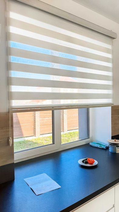 Жалюзи день ночь с бесплатным замером, Рулонные шторы Римские шторы