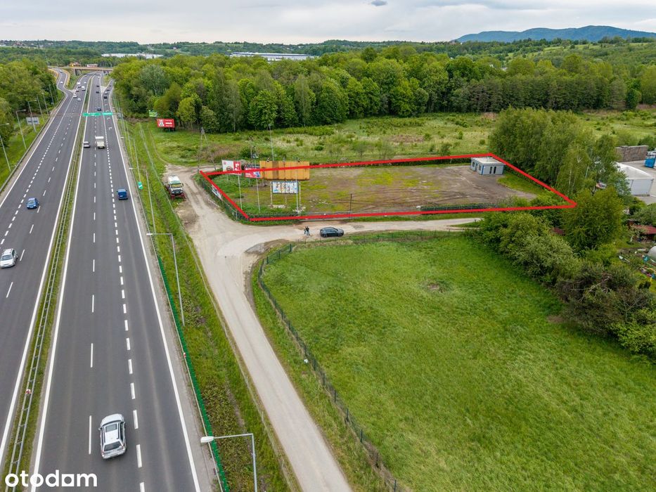 Wynajem działki z budynkiem biurowym