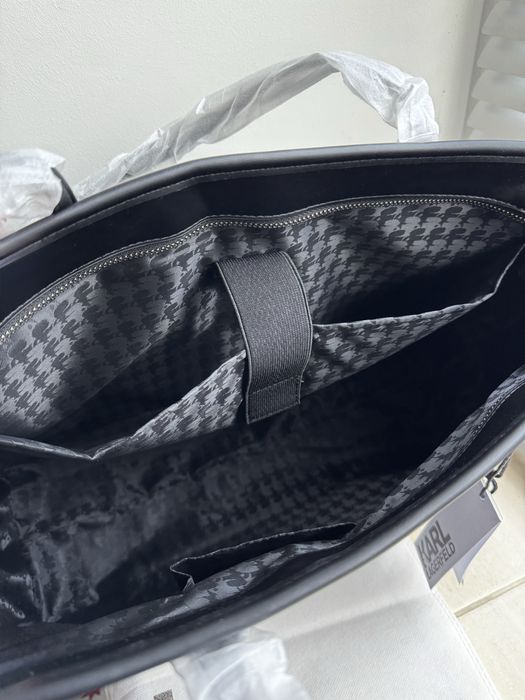 Сумка шопер Karl Lagerfeld Монограмна Карл Лагерфельд