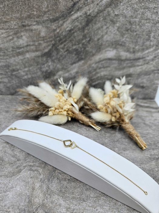 Piękna Złota Bransoletka Próba 333 Waga: 0.98G Długość 17cm